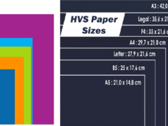 hvs paper sizes